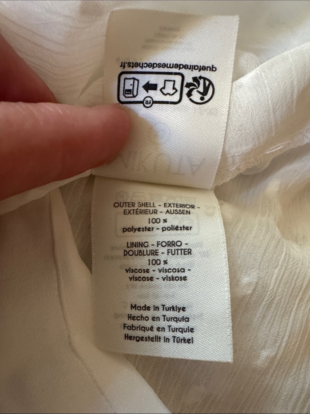 Mikuta White Ruffle Skort - Picture 7 of 7